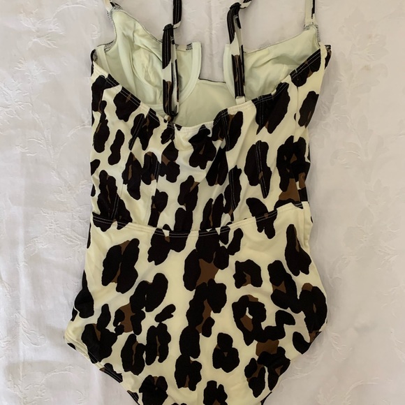 Solid & Striped One Piece Bikini - Picture 3 of 3